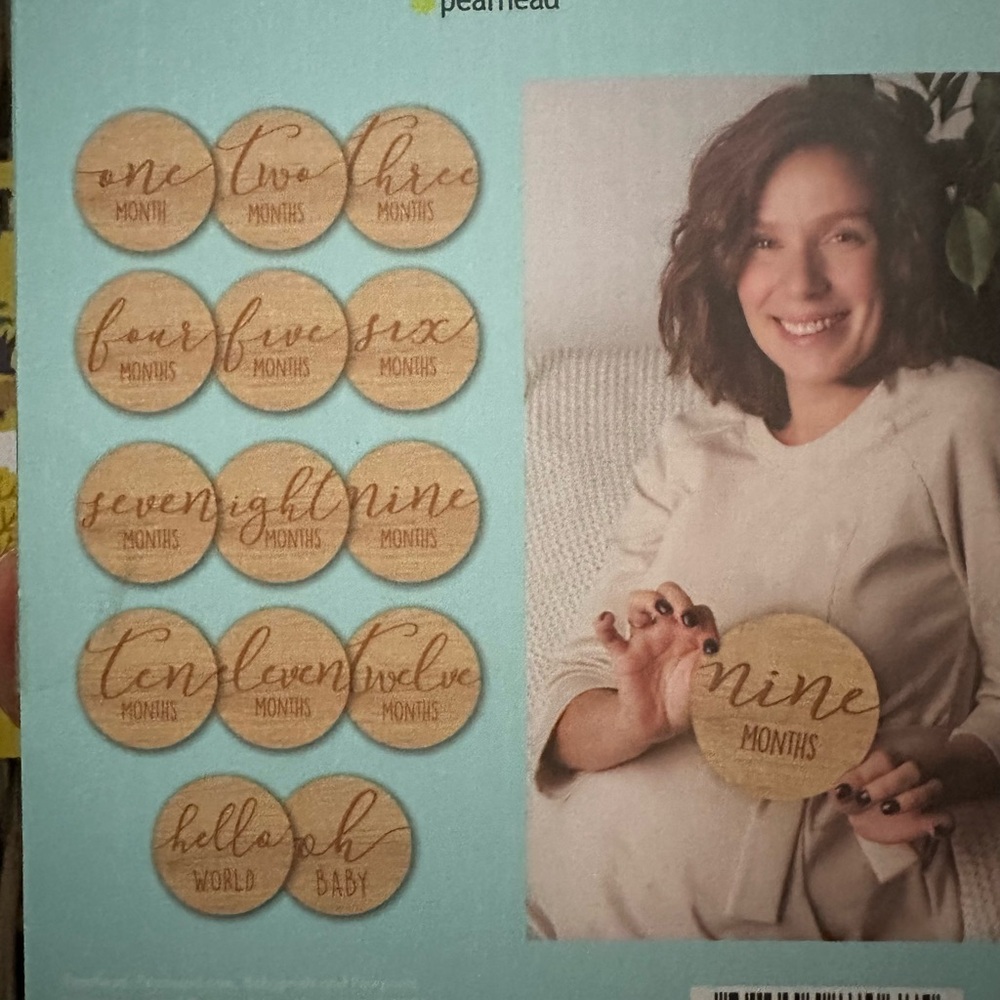 Baby Monthly Milestone Cards and Baby Book